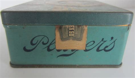 players navy cut metal box|Players Cigarette Tin Box for sale .